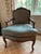 Baker Furniture Company Pair of Vintage French Louis XIV-Style Carved Fauteuil Chairs by Baker Furniture Company. For Sale - Image 4 of 6