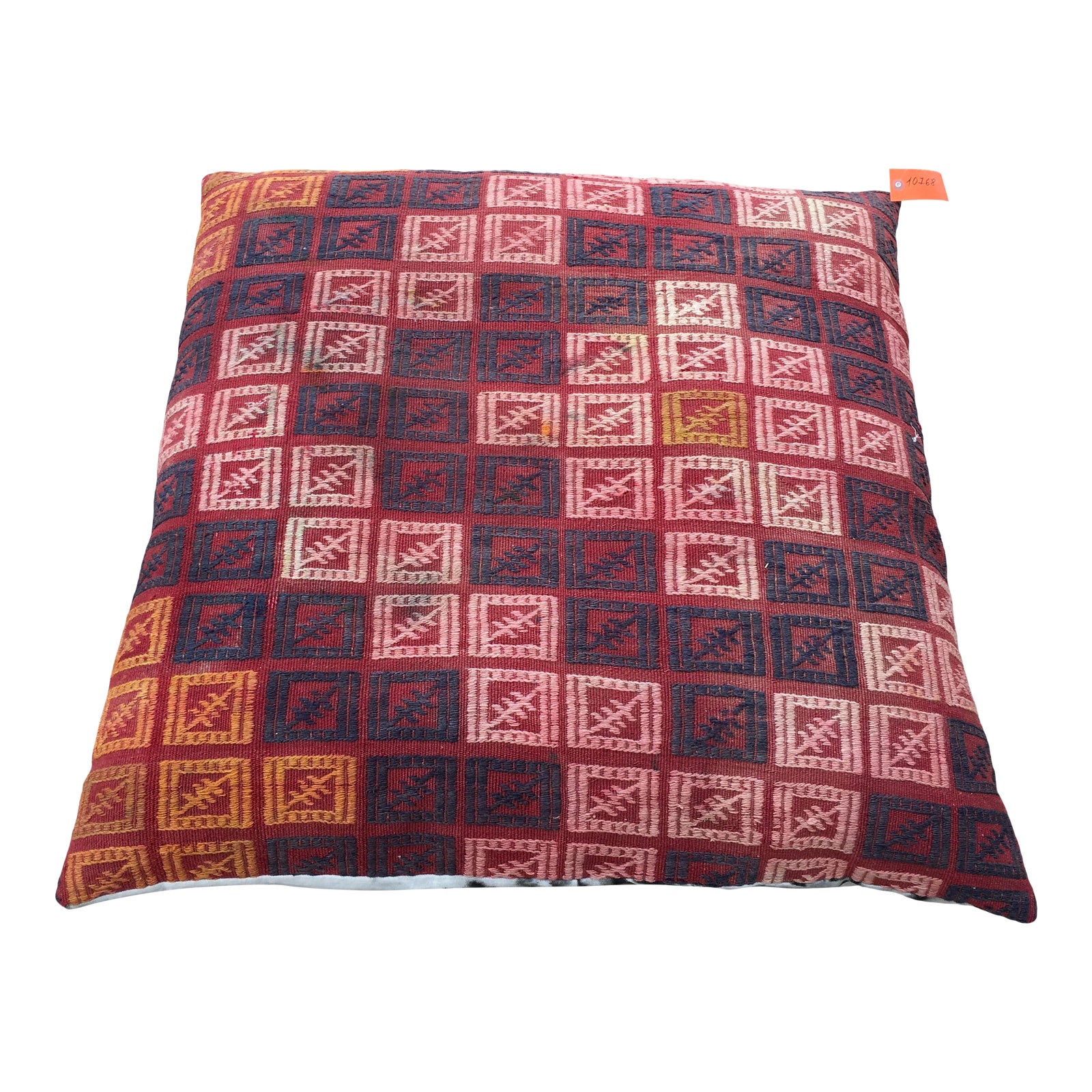 Vintage 3x3 Turkish Floor Pillow | Chairish