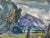 Early 20th Century David McCosh Abstract Mountain Landscape Pacific Nw Watercolor Painting For Sale - Image 5 of 8