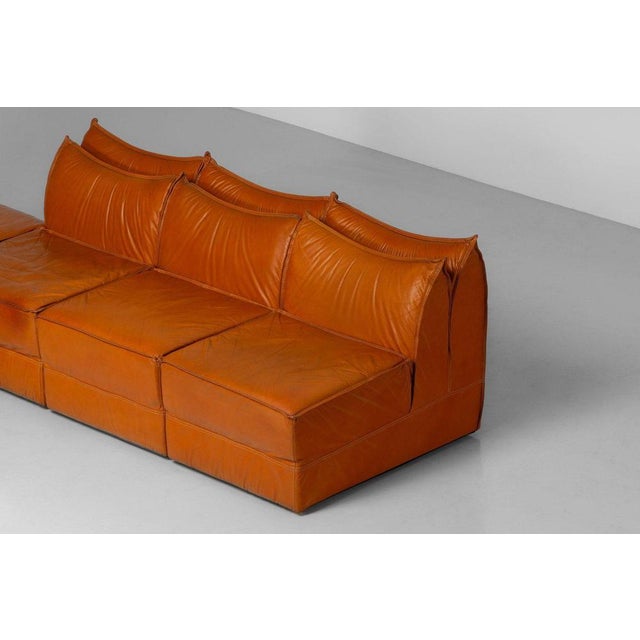 Sofa by Alberto Colombi and Gian Paolo Guzzetti Bonzo, 1975, Set of 7 For Sale - Image 12 of 18