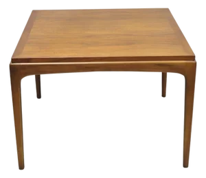 Vintage Lane Altavista Walnut "Rhythm" Mid Century Modern Square Coffee Table
