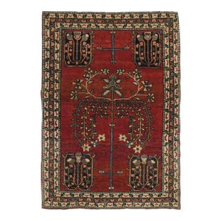 Antique Mohajeran Sarouk Rug 1'10'' x 2'9'' For Sale