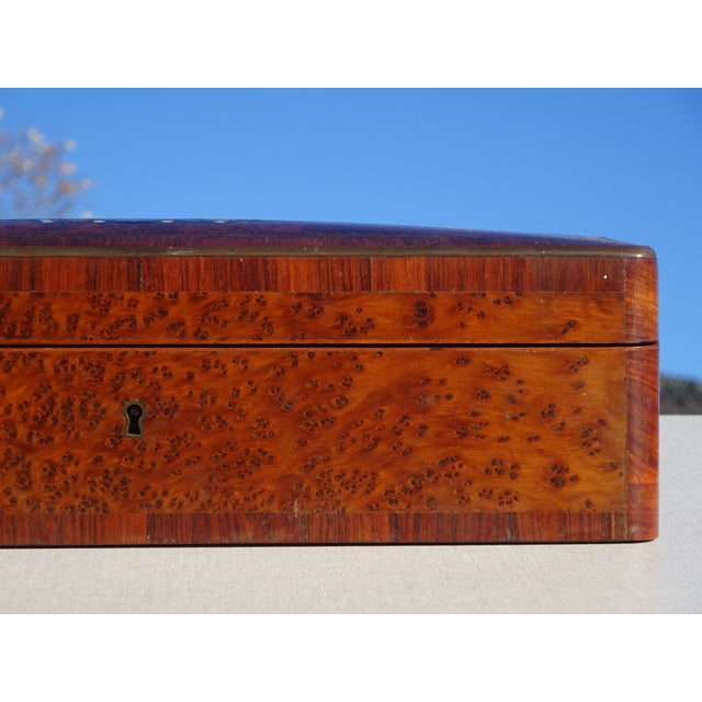 Cedar Wood Pen Case, 1800s For Sale - Image 4 of 18