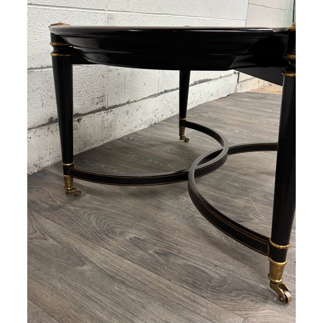 Late 20th Century Vintage Maitland Smith Suave Collection Cocktail Coffee Table For Sale - Image 5 of 15