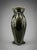 Art Nouveau Glazed Ceramic Model 4696 Vase with Relief Grape Decor from De Bruyn For Sale - Image 3 of 7