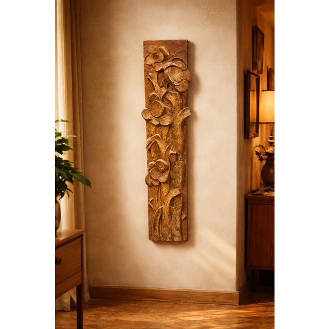 1970s Figurative Ceramic Wall Sculpture by J. Forejtová, 1960s For Sale - Image 5 of 5