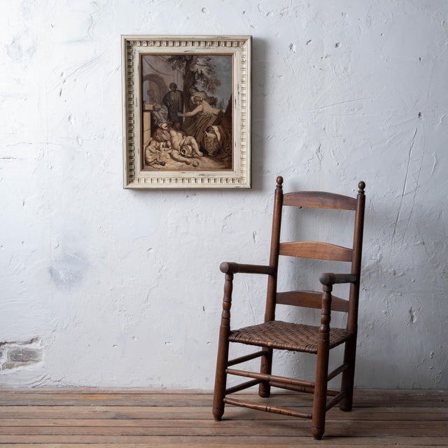 Optical grisaille rendering of Gérard de Lairesse’s “Drunken Silenus with Nymphs” (after 1640–1711), Dutch School, circa...