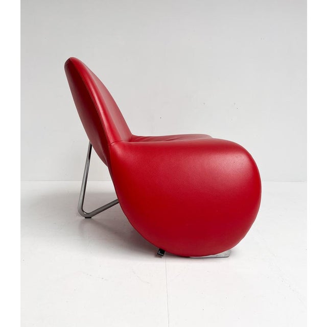 Metal Sella Lounge Chair by Patrick Belli for Leolux, 2010s For Sale - Image 7 of 13