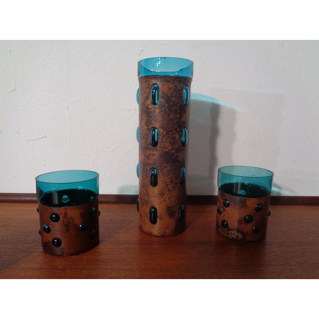 Copper Copper and Glass Set by Nanny Still for Raak Amsterdam, 1970s, Set of 5 For Sale - Image 8 of 15