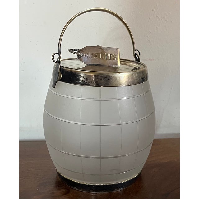 Antique 19th Century English Silverplate Biscuit Barrel For Sale - Image 14 of 18