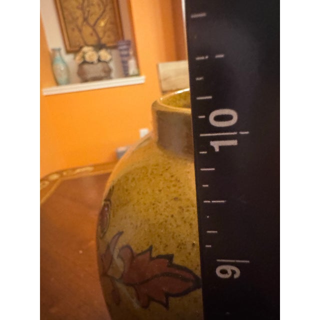 1990s Art Stoneware Urn/ Vases 16” & 10”Tall For Sale In Austin - Image 6 of 10