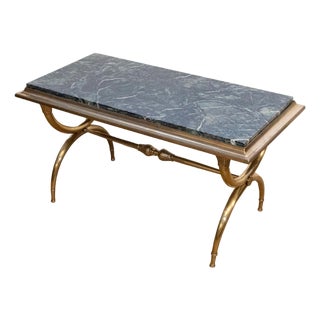 20th Century Marble top French Coffee Table For Sale