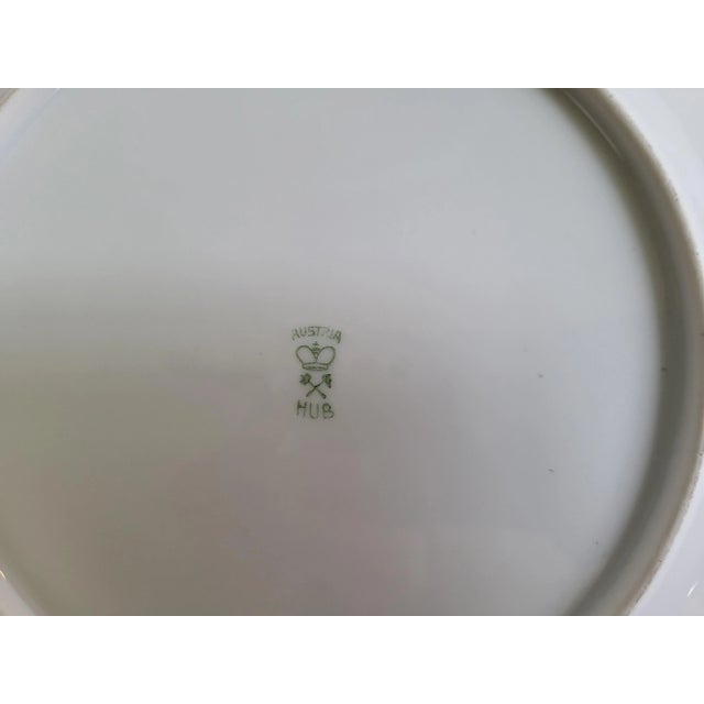 Farmhouse 1940s Austria Hub Porcelain Plate With Pheasant For Sale - Image 3 of 6