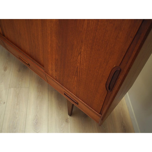 Vintage Danish Teak Highboard by Børge Seindal, 1960s For Sale - Image 15 of 18