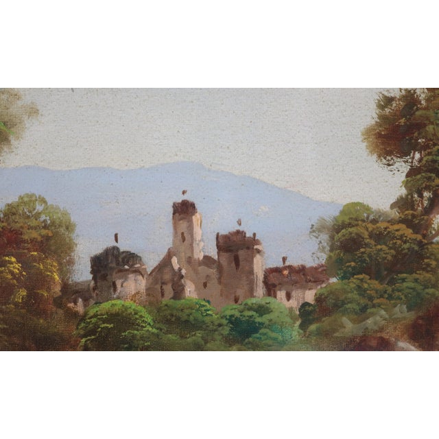 1950s Toni Bordignon, Venetian Landscape, Oil on Canvas, Framed For Sale - Image 5 of 11