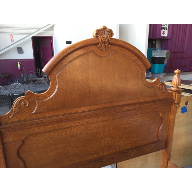 Lexington Victorian Mansion Style Queen Size Bed Chairish