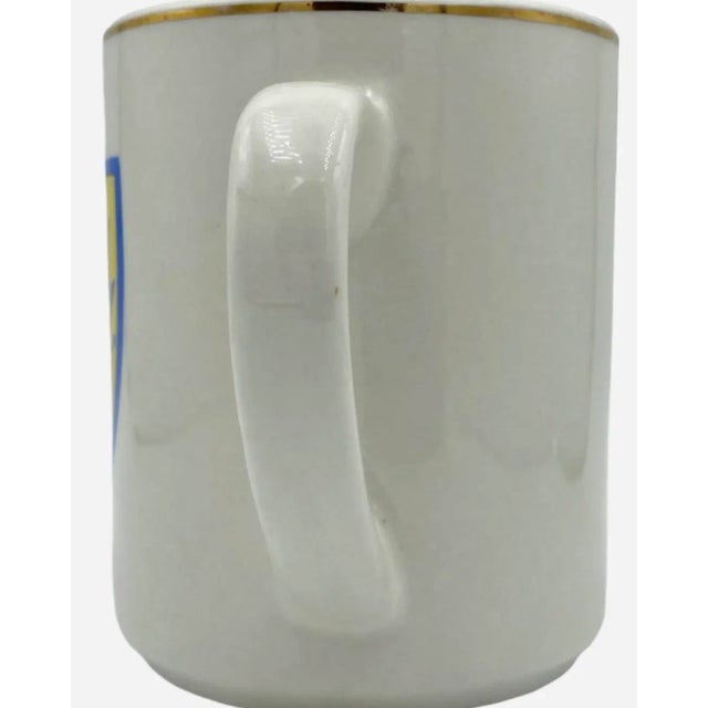 Mid-Century Modern Vintage "D & H" Delaware & Hudson Railway Train Mug Cup Coffee Tea Porcelain For Sale - Image 3 of 12