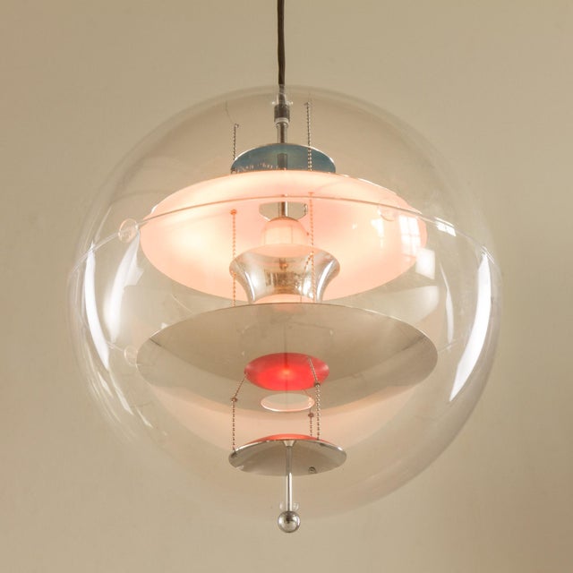 Verner Panton VP Globe Lamp by Verner Panton, Denmark, 1969 For Sale - Image 4 of 12
