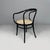 Thonet Austrian Modern Straw and Black Wood Chairs 209 by Michael Thonet for Radomsko, 1970s, Set of 4 For Sale - Image 4 of 15