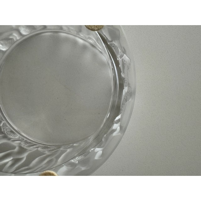 Transparent 1990s Lalique Crystal Efants Box For Sale - Image 8 of 8