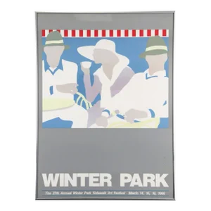Vintage Winter Park Art Festival Poster, Framed