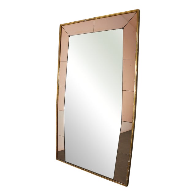 Floor Mirror from Cristal Art, 1950s For Sale