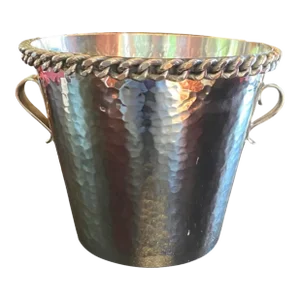 Vintage Jean Despres Silverplate Ice Bucket Barware