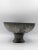 Late 20th Century Handcrafted Studio Pottery Blue Gray Glaze Speckled Pedestal Bowl Signed For Sale In Los Angeles - Image 6 of 12