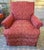 Late 20th Century Jessica Charles Swivel Rocker Armchair Club Chair - Damask For Sale In Raleigh - Image 6 of 13