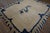 1890s Ivory Blue Tan Antique Chinese Peking Dragon Carpet 8' X 9'8" Wool Rug For Sale - Image 4 of 14