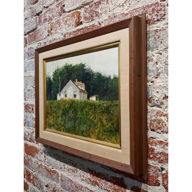 Richard Schlecht - Farm House in Virginia - Oil Painting For Sale In Los Angeles - Image 6 of 8