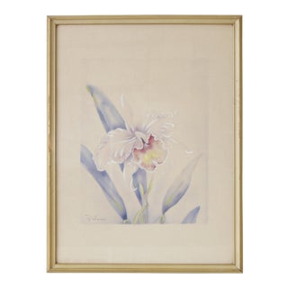 Vintage Tip Freeman Watercolor Painting For Sale