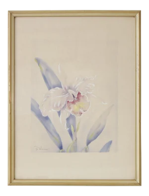 Vintage Tip Freeman Watercolor Painting