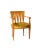 Wood Vintage Art Deco Yellow Armchair, 1940s For Sale - Image 7 of 7