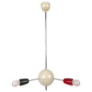 Czech Republic Sputnik with Colored Sockets, 1960s For Sale