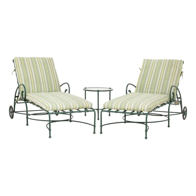 Richard Frinier X Brown Jordan Patio Set, 3 Pieces For Sale
