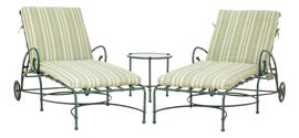 Example of Single Outdoor Chaise Lounges
