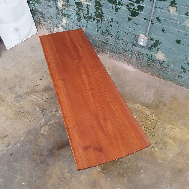 Vintage Solid Teak Coffee Table by Tove and Edvard Kindt-Larsen for Ab Seffle Mobelfabrik For Sale In Philadelphia - Image 6 of 11