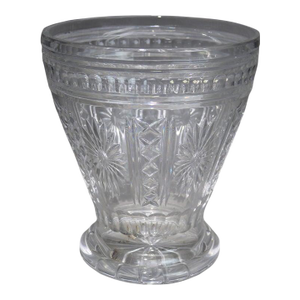 Antique Pressed Glass Crystal Ice Bucket by Shannon 20thC