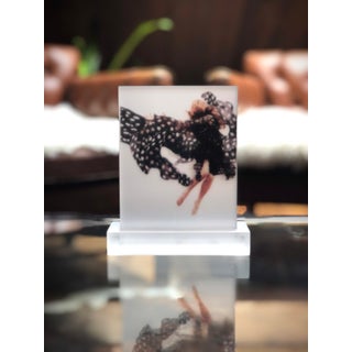 Just Out of Reach by Michelle Jader | Digital print on 5 acrylic panels featuring a figure in motion For Sale