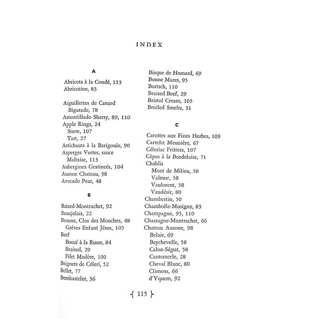 1960s "Menus for Gourmets: With Recipes and Suggestions for Wine Service" 1961 Simon, Andre For Sale - Image 5 of 6