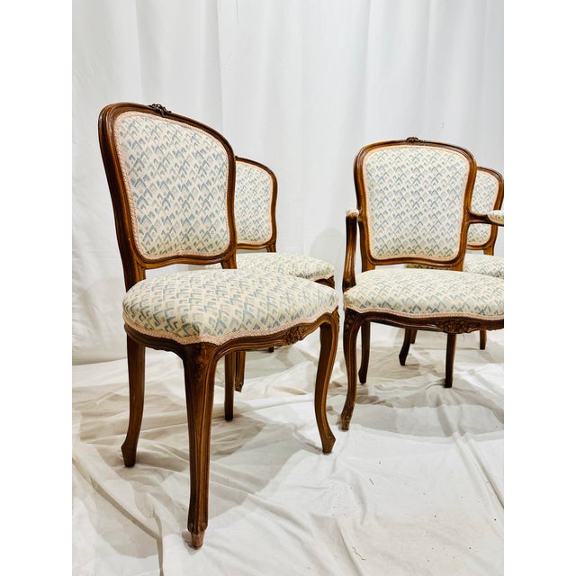 Mid 20th Century Vintage French Dining Chairs Set of 4 Chairish