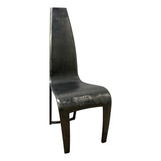 Hothouse Canada Custom Welded Steel Side or Occasional Chair, 1990s For Sale