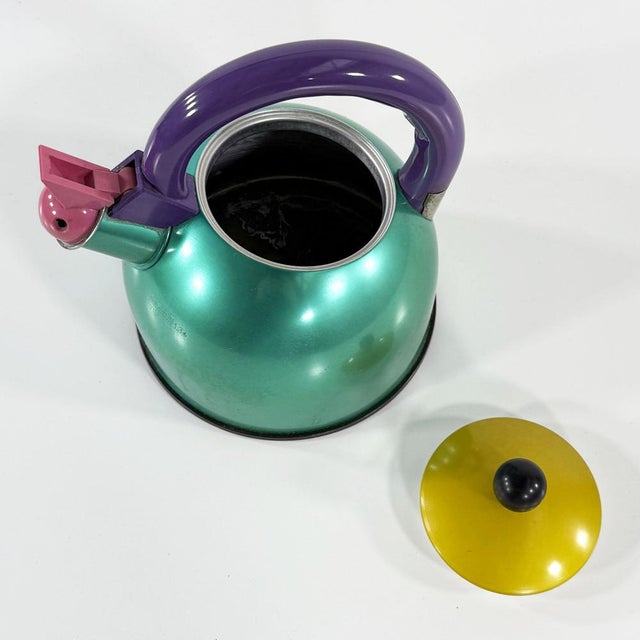 Postmodern Tea Kettle from Cook Vessel, Japan, 1980s For Sale - Image 3 of 8