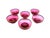 Cranberry Red Murano Glass Bowls attributed to Seguso, 1960s, Set of 6 For Sale - Image 4 of 10