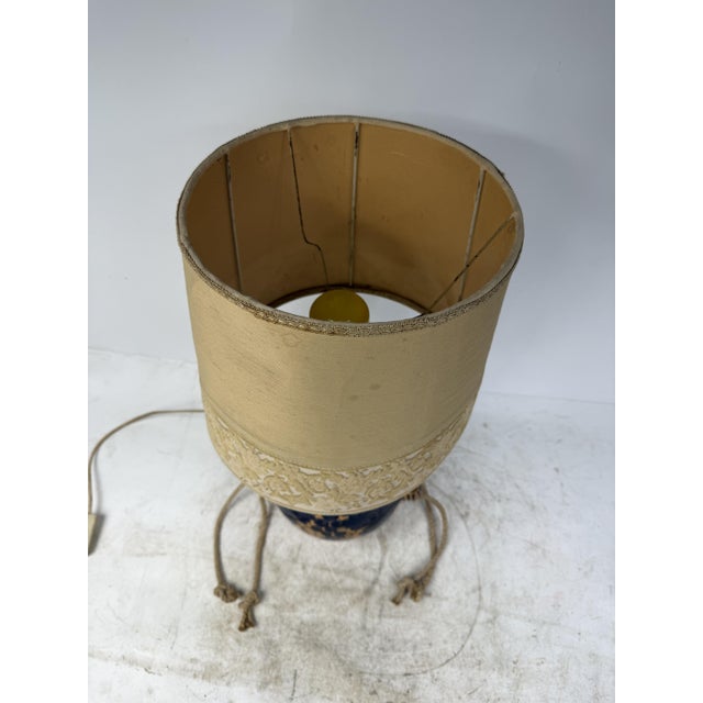 Hand-Painted Terracotta Table Lamp, Italy, 1960s For Sale - Image 6 of 12