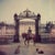 Equestrian Entrance 1957 1957: Madame de la Haye-Jousselin on her horse at the gates to her chateau in Normandy. Photo by...