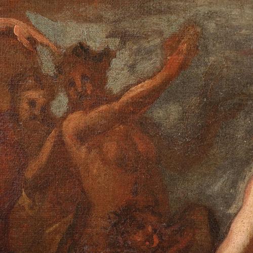 Bacchus and Ariadne, Oil on Canvas, Framed For Sale - Image 6 of 12