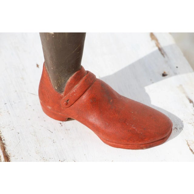 Wood 18th Century Portuguese Wooden Saint Legs For Sale - Image 7 of 13