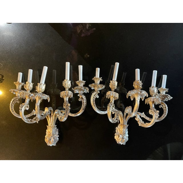 Louis XV Silver Wall Sconce For Sale - Image 13 of 13